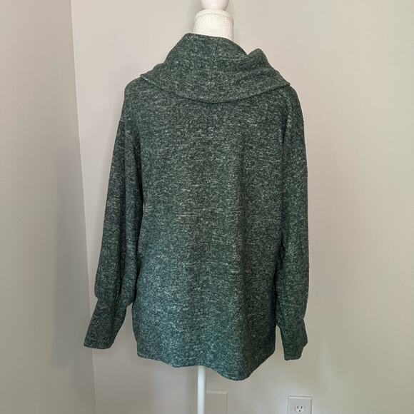 Maeve Anthropologie green knit turtleneck sweater size SP - Picture 4 of 11